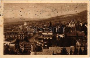 1934 Tátrafüred, Ótátrafüred, Altschmecks, Stary Smokovec (Tátra, Magas Tátra, Vysoké Tatry); látkép, szálloda / general view, hotel (EK)