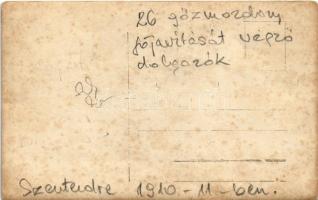 1910-11 Szentendre, MÁV XII. osztályú (1911-től 377 sorozatú) 26. Budapesti helyi érdekű vasutak gőz...