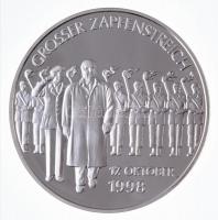 Németország 2001. Nagy hadi parádé 1998 jelzetlen Ag emlékérem (20,10g/40mm) T:1,1- (eredetileg PP) Germany 2001. Grossen Zapfenstreicht 1998 unmarked Ag commemorative medal (20,10g/40mm) C:UNC,AU (originally PP)