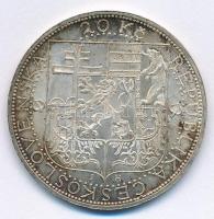 Csehszlovákia 1937. 20K Ag "Masaryk köztársasági elnök halála" T:1-,2 patina
Czechoslovak...