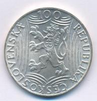 Csehszlovákia 1949. 100K Ag "Sztálin" T:2
Czechoslovakia 1949. 100 Korun Ag "Stalin&...