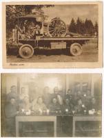 15 db RÉGI első világháborús katonai motívum képeslap és fotó / 15 pre-1945 WWI military motive postcards and photos