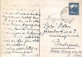 1931 Siófok, Steiner József és neje "Pihenő" nyaralója. Batthyány utca 23. Gerő Ödön fősze...