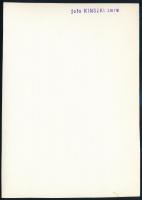 cca 1933 Kinszki Imre (1901-1945) budapesti fotóművész hagyatékából, pecséttel jelzett, vintage fotó...