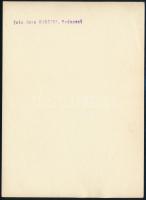 cca 1933 Kinszki Imre (1901-1945) budapesti fotóművész hagyatékából, pecséttel jelzett, vintage fotó...