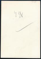 cca 1936 Kinszki Imre (1901-1945) budapesti fotóművész hagyatékából, jelzés nélküli vintage fotó (Le...