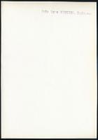 cca 1934 Kinszki Imre (1901-1945) budapesti fotóművész hagyatékából, pecséttel jelzett vintage fotó ...