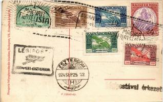 1924 Budapest, I. Magyar Filatelista Nap, Országház, Parlament / 1st Hungarian Philatelist Day s: Le...