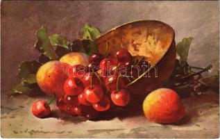 Still life with fruits. St.Z.F. No. 1297. litho s: C. Klein