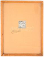 Szász Endre (1926-2003): Turbános férfi. Tus, papír, jelzett a paszpartun, autográf ajándékozási sor...