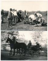 cca 1960 Nagymágocs, Demeter Sándor (?-?) szentesi fényképész és fotóriporter hagyatékából 5 db vint...