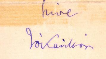 1903 Jókai Mór (1825-1904) autográf levele "Tisztelt Uram" megszólítással egy ismeretlen s...