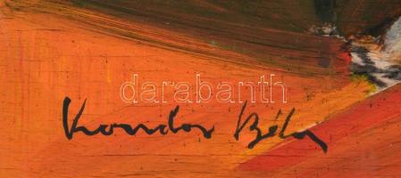 Kondor jelzéssel: Angyal. Vegyes technika, fa, sérült. 60×38 cm