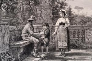 Albert Henry Payne (1812-1902): St: Peter's, Rom, Leipzig-Dresen Englischen Kunstanstalt, acélm...