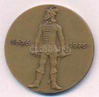 Madarassy Walter (1909-1994) 1976. "Rákóczi Ferenc / 1676-1976" Br emlékérem (42,5mm) T:1-...