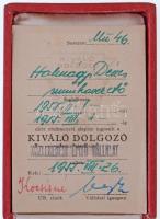 1950. "Földalatti Vasút Emlékérem" zománcozott Br kitüntető érem 1955-ös "Közlekedési...