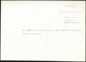 cca 1980 Tatár Tibor: Balett gyakorlat, feliratozott vintage fotóművészeti alkotás, a magyar fotográ...