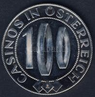 Ausztria DN Ag kaszinó zseton 15,8g T:PP