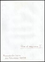 cca 1993 Menesdorfer Lajos (1941-2005) budapesti fotóművész hagyatékából, feliratozott vintage fotóm...