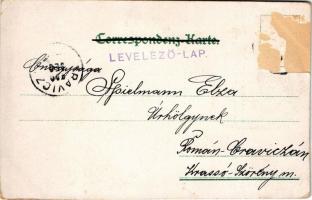 1900 Flower basket, litho (Rb)