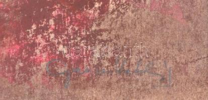 Olvashatatlan jelzéssel: Merengő. Pasztell, karton, lap jobb felső sarkában ragasztószalag maradvánn...