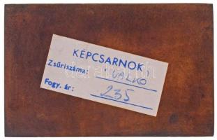 Solymári Valkó László (1909-1984) 1963. "Verdi" egyoldalas Br plakett (79x50mm) T:2