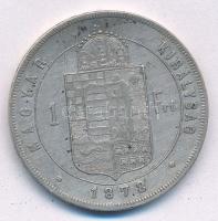 1878KB 1Ft Ag "Ferenc József / Középcímer" Körmöcbánya T:2- Hungary 1878KB 1 Forint Ag &qu...