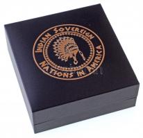 Amerikai Egyesült Államok 2016. 1$ "Dél-Dakota Dollar - Sziú Indián" Ag dísztokban, tanúsí...