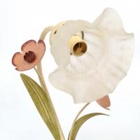 Össz. 2 db elektromos lámpa, egyik sem kipróbált: Wallendorf porcelán test, NDK gyártmány, részben k...