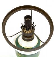 Össz. 2 db elektromos lámpa, egyik sem kipróbált: Wallendorf porcelán test, NDK gyártmány, részben k...