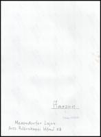 cca 1988 Menesdorfer Lajos (1941-2005) budapesti fotóművész hagyatékából, feliratozott vintage fotóm...