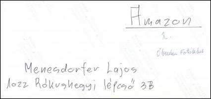 cca 1988 Menesdorfer Lajos (1941-2005) budapesti fotóművész hagyatékából, feliratozott vintage fotóm...