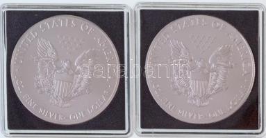 Amerikai Egyesült Államok 2016. 1$ Ag (2xklf) "Liberty - Nap és Hold" dísztokban, tanúsítv...