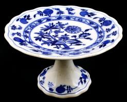 Brown Westhead Moore Meissen antik porcelán tétel, össz 2 db: Kínáló, perem alatt kisebb lepattanáss...