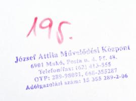 cca 1984 Menesdorfer Lajos (1941-2005) budapesti fotóművész hagyatékából, pecséttel jelzett vintage ...