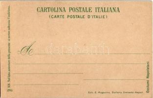 Costumi Napoletani / lady in traditional Neapolitan costume, Italian folklore. Edit. E. Ragozino, Ga...