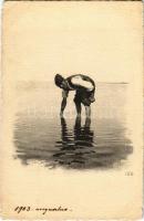 1903 Tipo Veneziano / Venetian fisherman, Italian folklore. Giovanni Zanetti editore (EK)