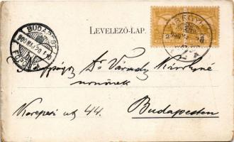 1900 Göre Gábor bíró úr. Göre levelezőlapok és Göre könyvek kiadója Singer és Wolfner. Márkus Samu s...