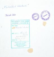 cca 1966 Krisch Béla (1929-?) kecskeméti fotóművész hagyatékából pecséttel jelzett vintage fotóművés...