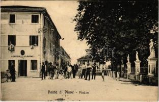 1914 Ponte di Piave, Piazza, Negozio Coloniali / square, Colonial shop