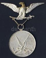 1938. "Turul Szövetség Országos Lövészversenyei" ezüstözött Br díjérem. Szign.Dömötör T:2