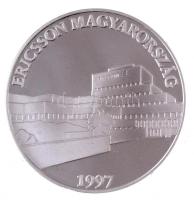 1997. Ericsson Magyarország sorszámozott, jelzett Ag emlékérem tokban (31,10g/0.999/42,5mm) T:PP ujjlenyomatos