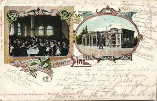 Linz Volksgarten Litho (EB)