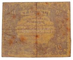 Komárom 1849. 10kr 3mm-es betűkkel T:III / Hungary / Komárom 1849. 10 Kreuzer 3mm wide letters C:F A...