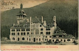 1901 Semmering, Grand Hotel Erzherzog Johann