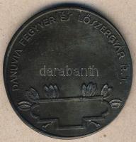 1941. "Danuvia Fegyver és Lőszergyár R.T." nagyalakú fém emlékérem T:2