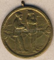 1922. "B.P.L.E.-Mélylövés" aranyozott Br díjérem T:2 kis korr