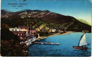 1917 Zelenika, Hotel Pension, sailing boat (EK)