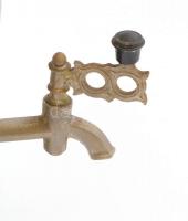 Szovjet retró elektromos szamovár, kábel nélkül, alján jelzett, m: 39 cm