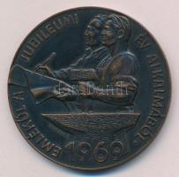 Légrády Sándor (1906-1987) 1969. "125 év Ganz Mávag / Emlékül a jubileumi év alkalmából" k...